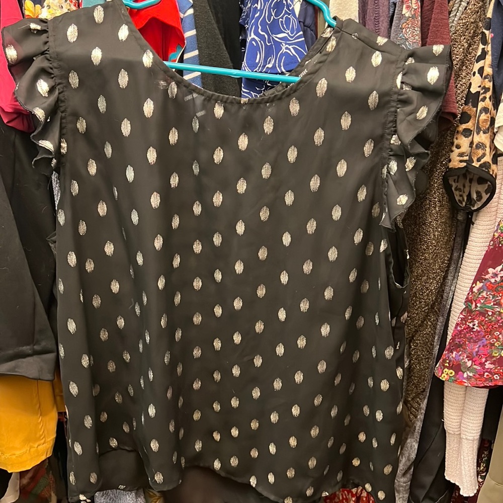 Black and Gold top